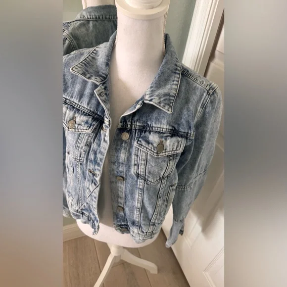 Free People Rumors Denim Jacket Sz S. - Picture 3 of 16